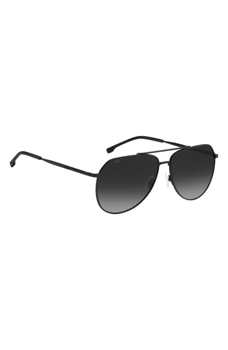 BOSS 61mm Aviator Sunglasses, Alternate, color, 