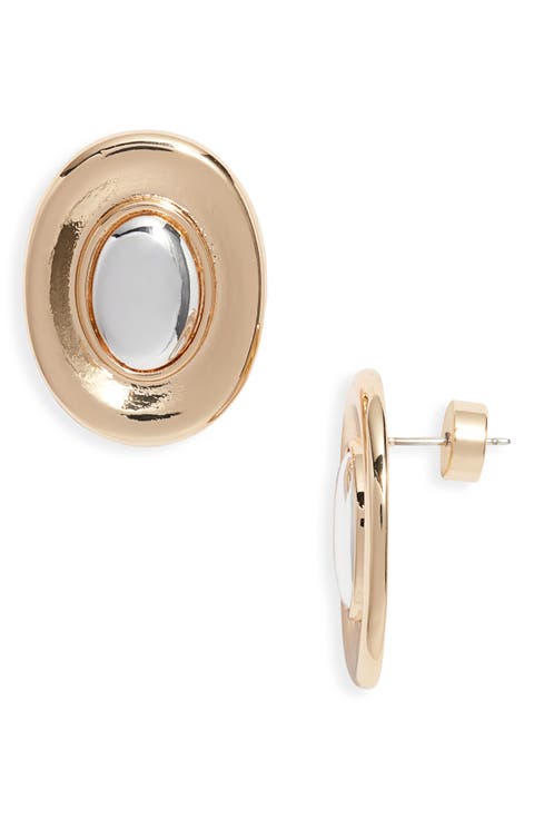 Oval Framed Earrings