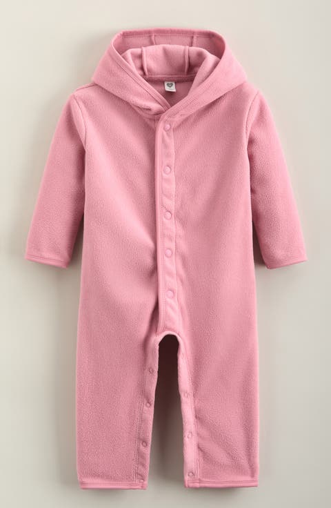 Kids' Fleece Hooded Romper