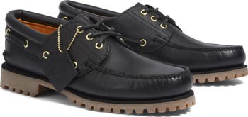靴 TIMBERLAND AUTHENTIC BOAT SHOE Black Timberland Authentic Boat Shoe (Men) | Nordstrom