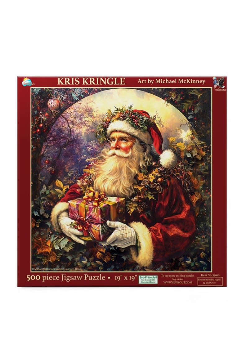 Kris Kringle 500 piece Jigsaw Puzzle for Adults, Alternate, color, Multicolor