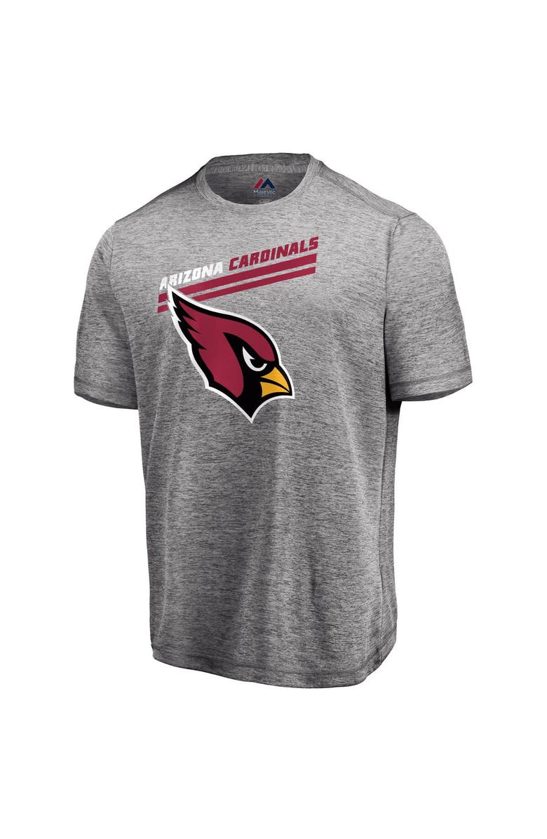 MAJESTIC Men's Majestic Gray Arizona Cardinals Showtime Pro Grade T-Shirt, Alternate, color, 