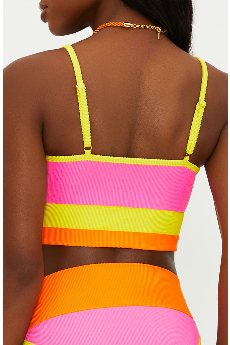 Eva Colorblock Bikini Top, Alternate, color, SOLEIL COL
