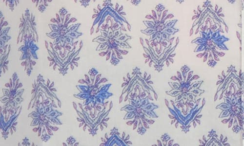 Lucky Brand Border Print Button-up Shirt In Blue Combo