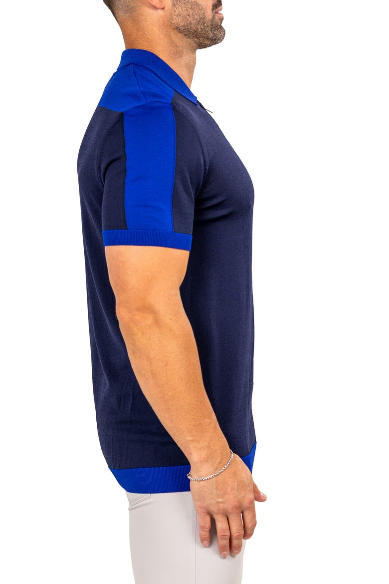 Marthy Blue Polo, Alternate, color, BLUE
