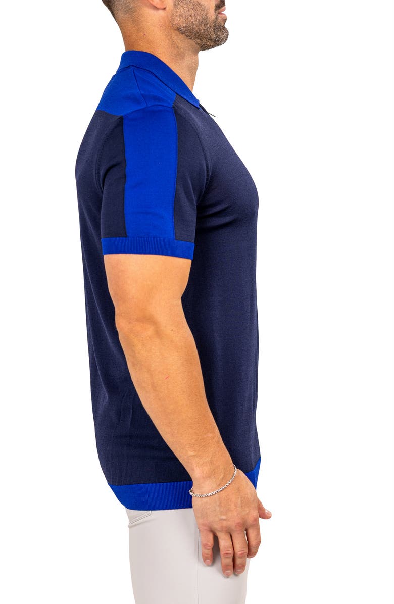 Maceoo Marthy Blue Polo, Alternate, color,