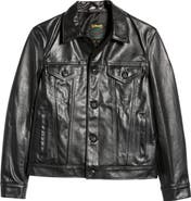 Schott NYC Naked Cowhide Trucker Jacket
