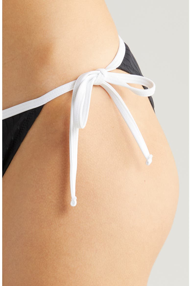 Iris Rib Bikini Bottoms, Alternate, color, BLACKOUT