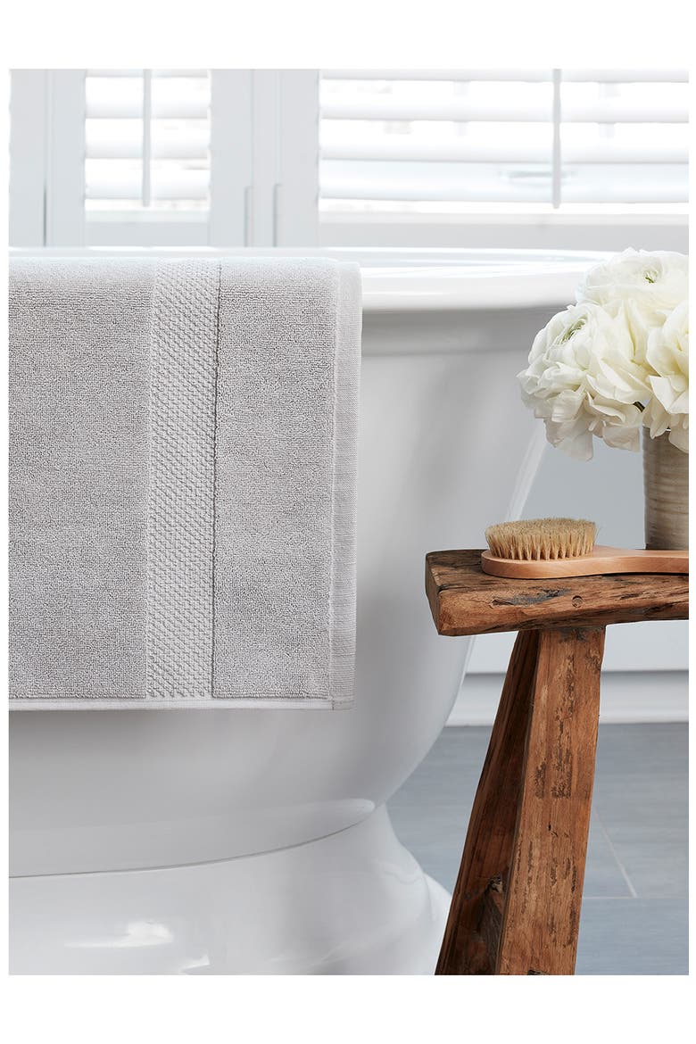 Plush Bath Mat, Alternate, color, PALE PEWTER