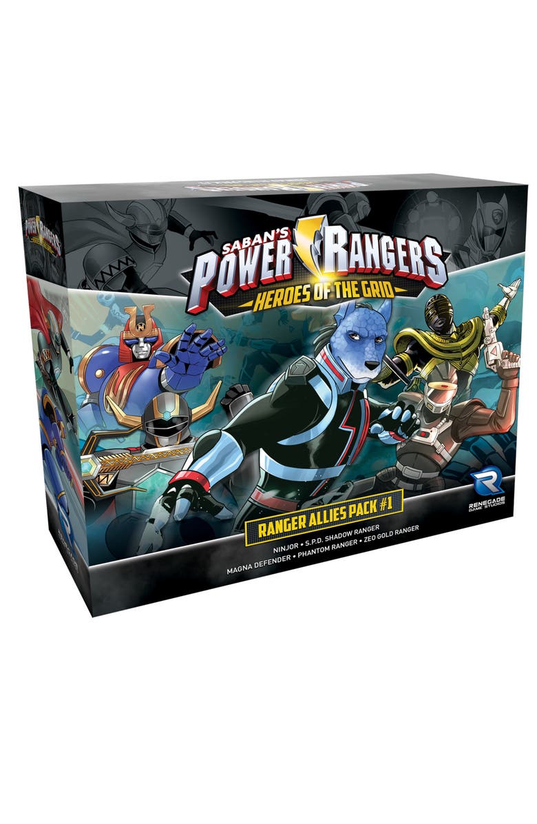 Renegade Game Studios Power Rangers Heroes of The Grid Allies Pack #1, Main, color, Multicolored