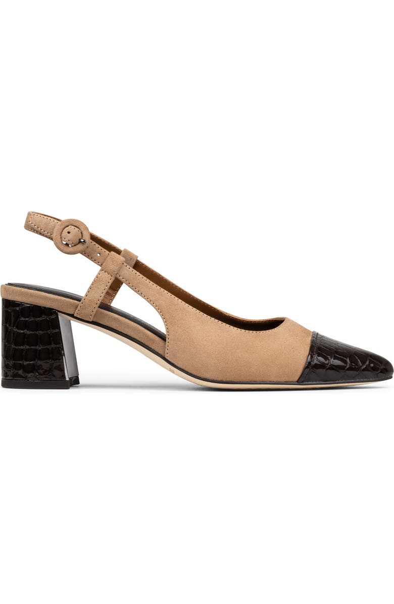 Donald Pliner Song Slingback Pointed Toe Pump, Alternate, color, Tobacco