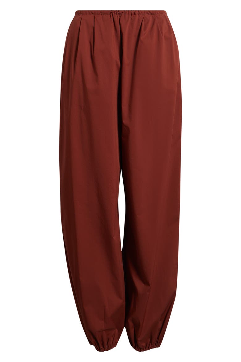 Stretch Cotton Joggers, Alternate, color, BURNT ORANGE