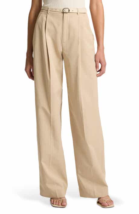 Camille Mid Rise Wide Leg Trousers