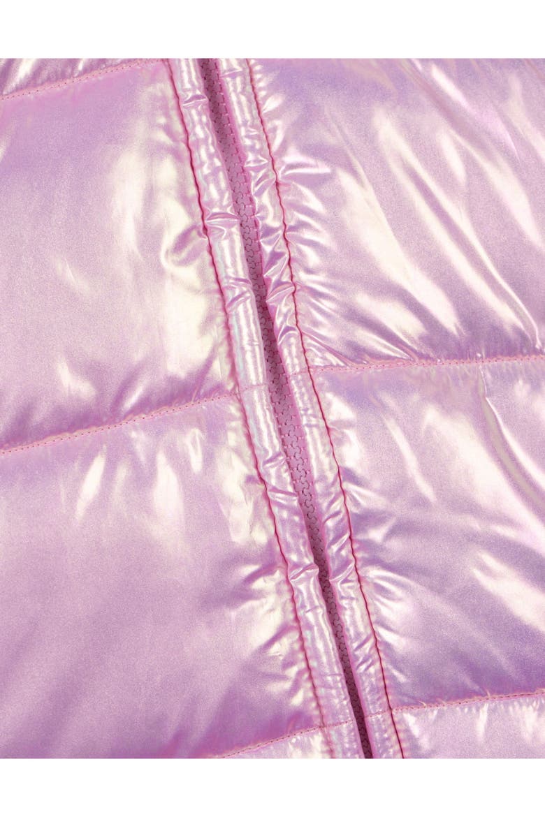 Hooded Puffer Coat, Alternate, color, Hello Kitty Pink