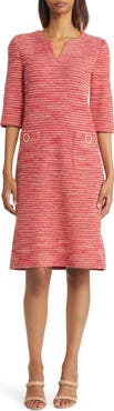 Misook Tweed Shift Dress