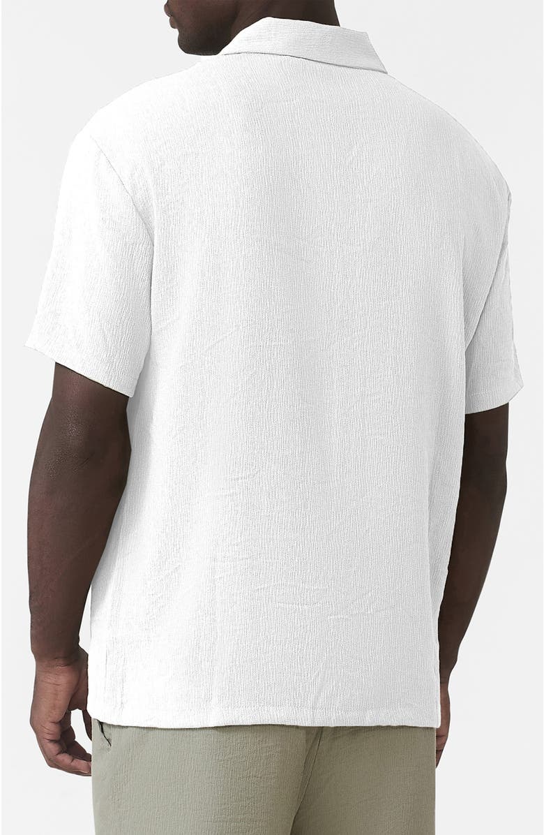 MAUVAIS Fiorano Relaxed Fit Shirt, Alternate, color, White