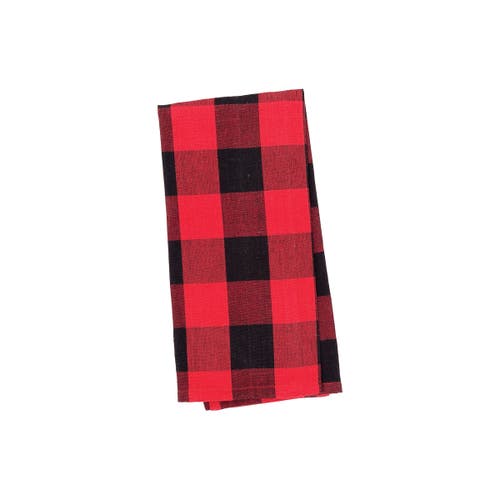 C & F Home C&f Home Franklin Plaid Cotton Kitchen Towel In Red