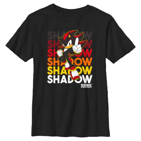 Boy's Sonic the Hedgehog Shadow Stack  Graphic T-Shirt