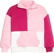 BISBY Kids' Color Block Pullover
