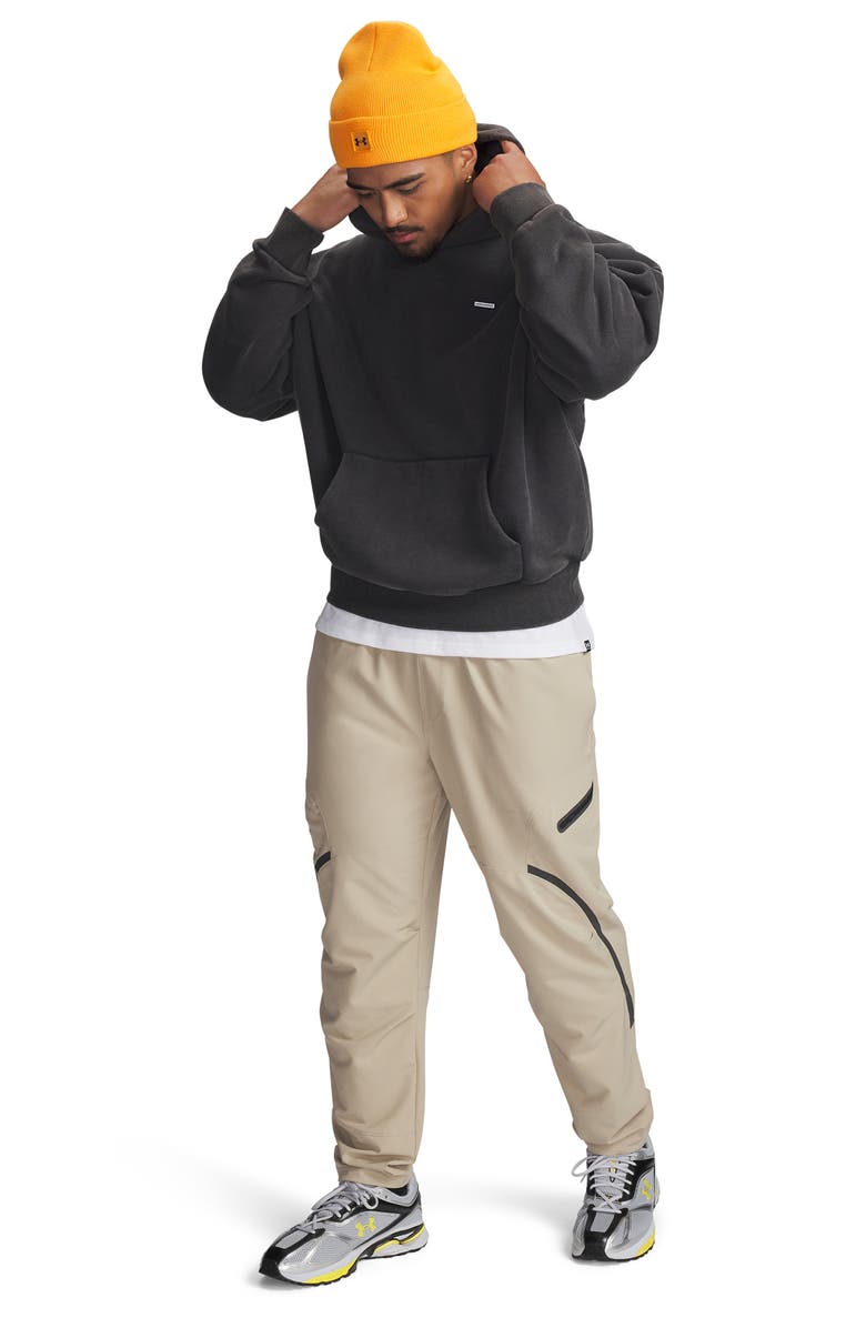 Under Armour Icon Heavyweight Fleece Pullolver Hoodie, Alternate, color, Black