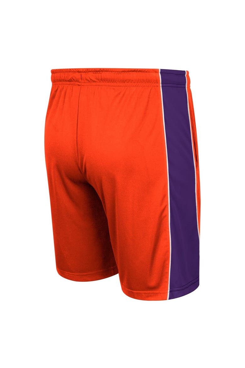 Men's Colosseum Orange Clemson Tigers Panel Shorts, Alternate, color, Orange