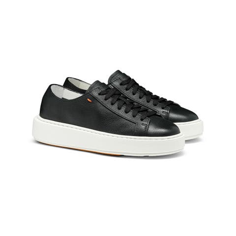 Tumbled Leather Sneaker