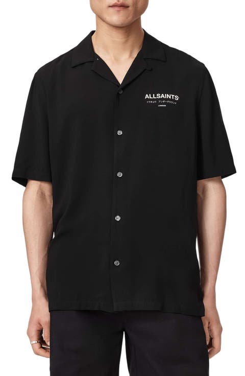 Underground Logo Graphic Camp Shirt