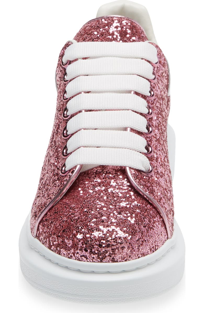 McQueen Alexander McQueen Glitter Oversize Platform Sneaker, Alternate, color,