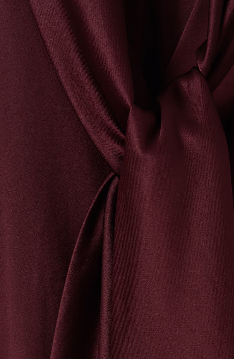 Reiss Tayla Drape Satin Dress, Alternate, color, 