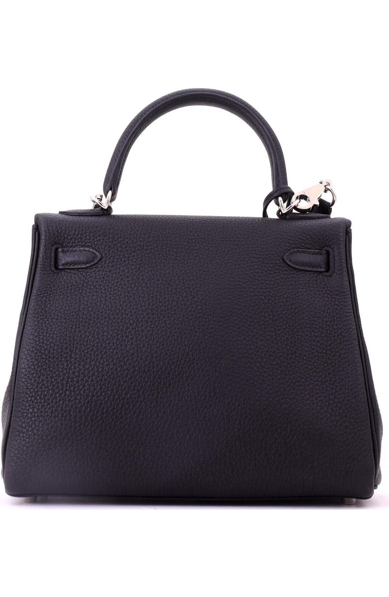 81034712 Kelly Handbag Black Togo with Palladium Hardware 25, Alternate, color,