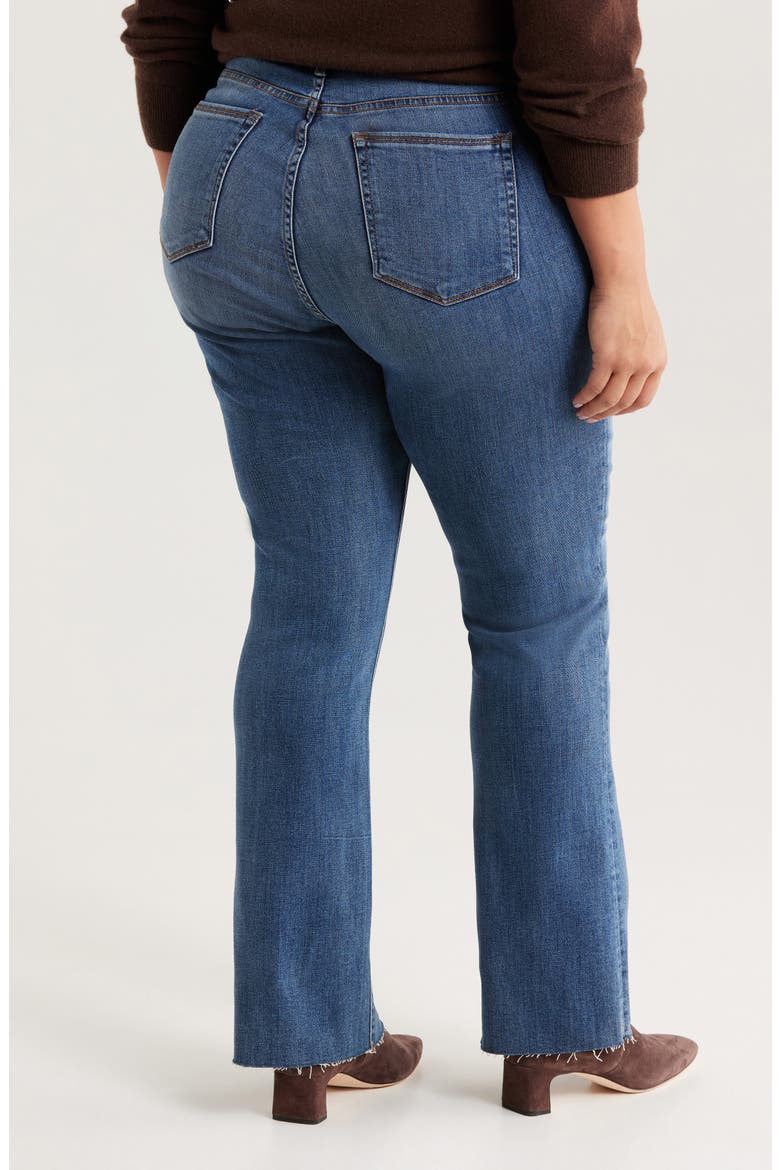 Stella Fab Ab Raw Hem High Waist Flare Jeans, Alternate, color, JOY