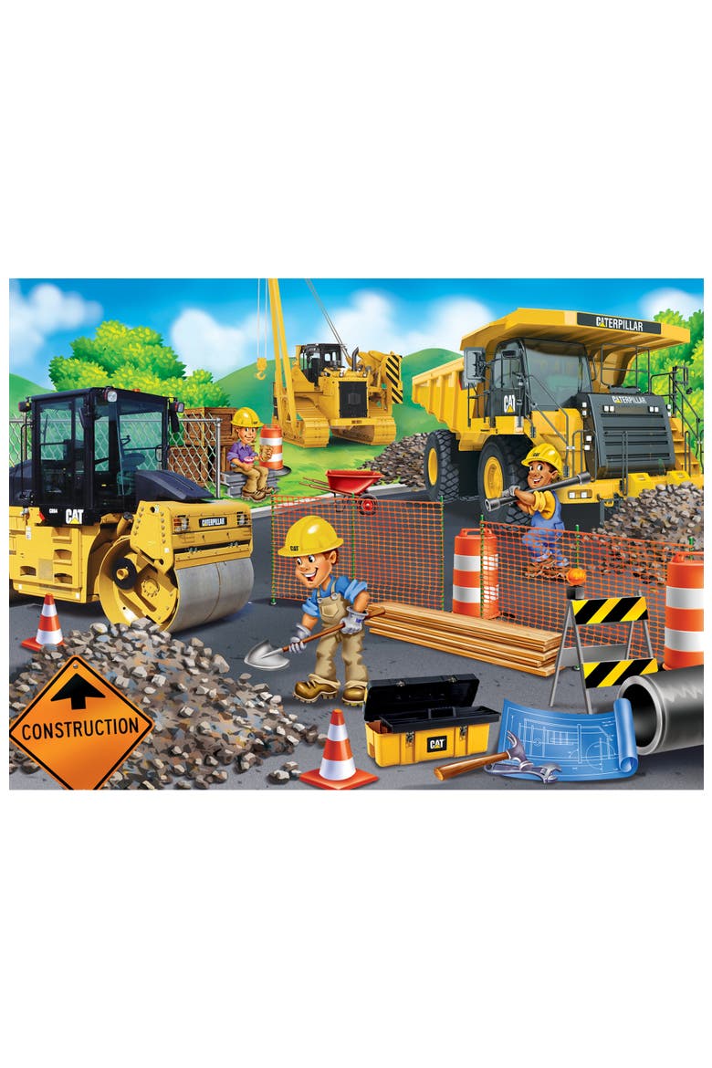 CAT Parking Lot 60 Piece Jigsaw Puzzle, Alternate, color, Multicolor