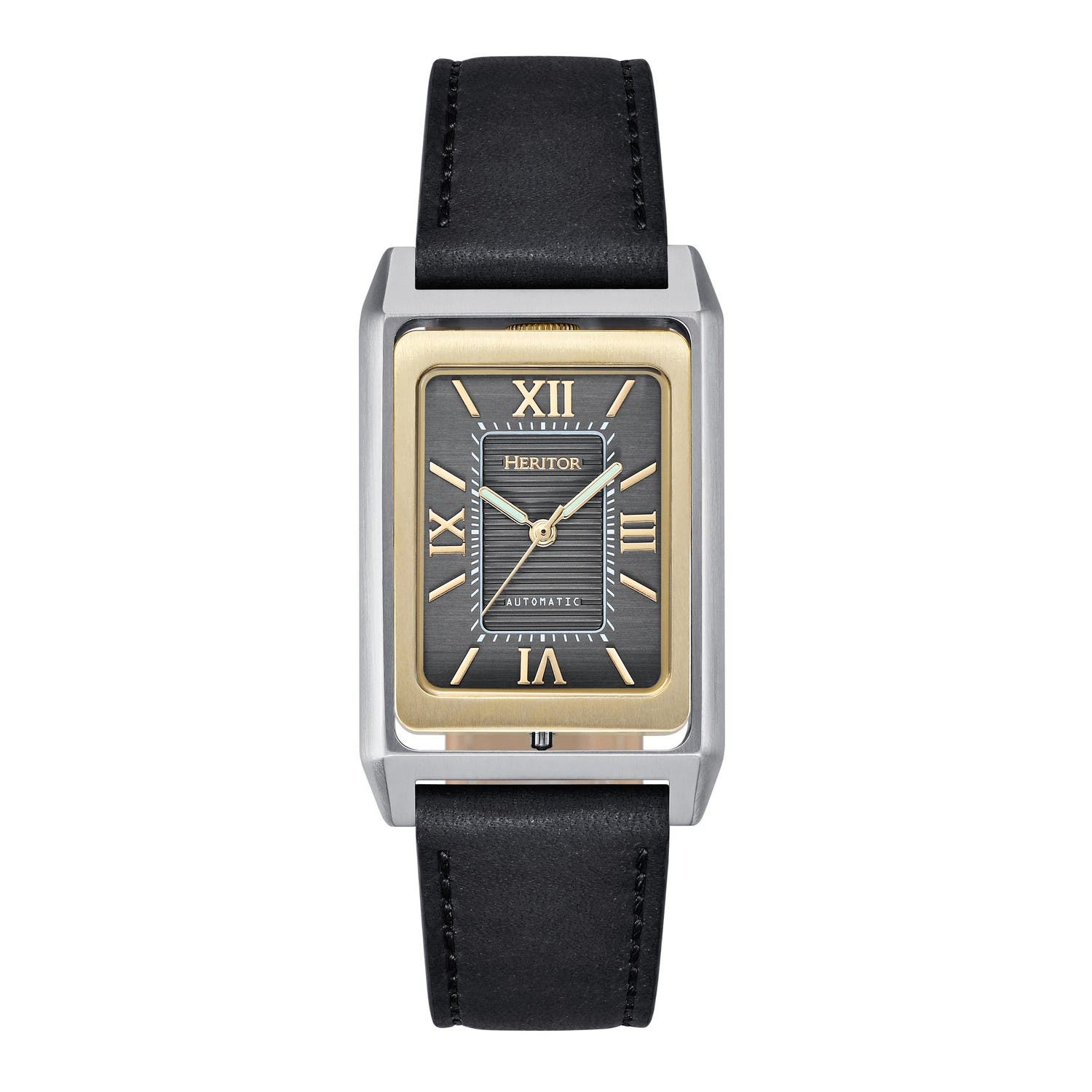 Heritor Automatic Esteban Mens Automatic Watch In Black