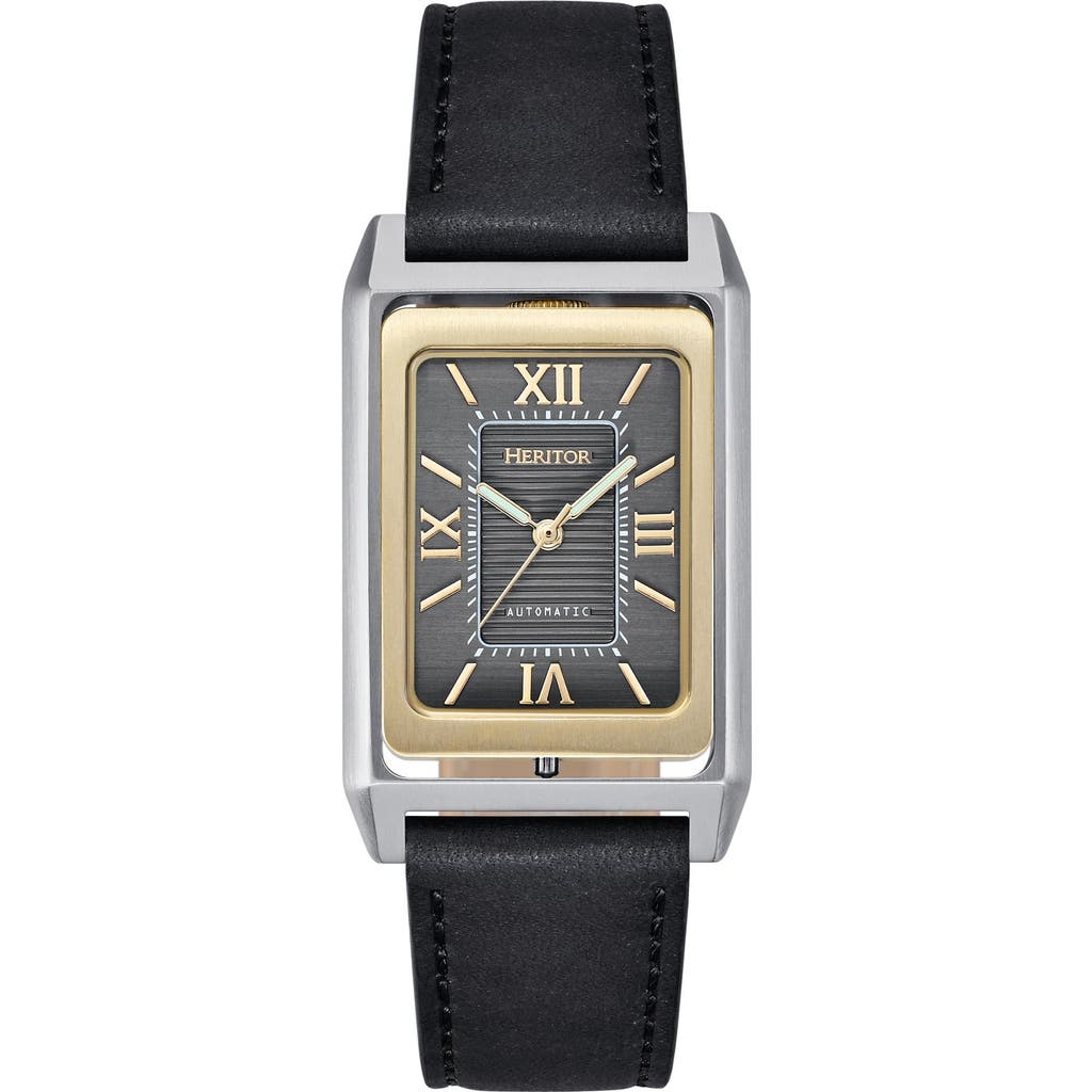 Heritor Automatic Esteban Mens Automatic Watch In Black