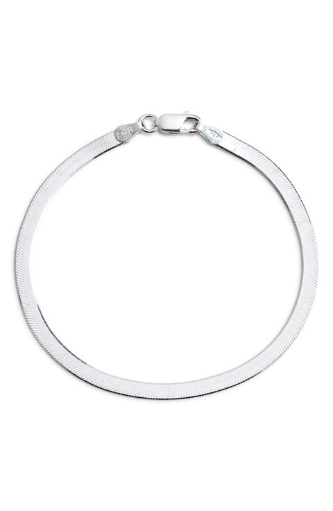 Ella Herringbone Chain Bracelet