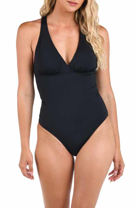 La Blanca Island Goddess Cross Back One-Piece Swimsuit