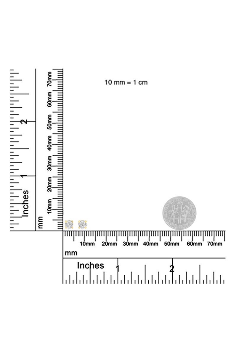 Haus of Brilliance 14K Yellow Gold 1/2 Cttw Round-Cut Diamond Solitaire Stud Earrings, Alternate, color, Yellow