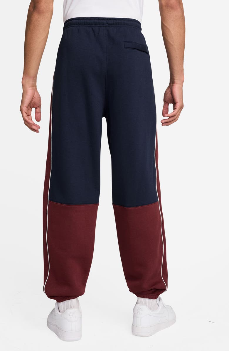 Nike Club Fleece Joggers, Alternate, color, Obsidian/ Dark Team Red