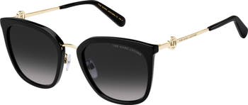 55mm Gradient Square Sunglasses