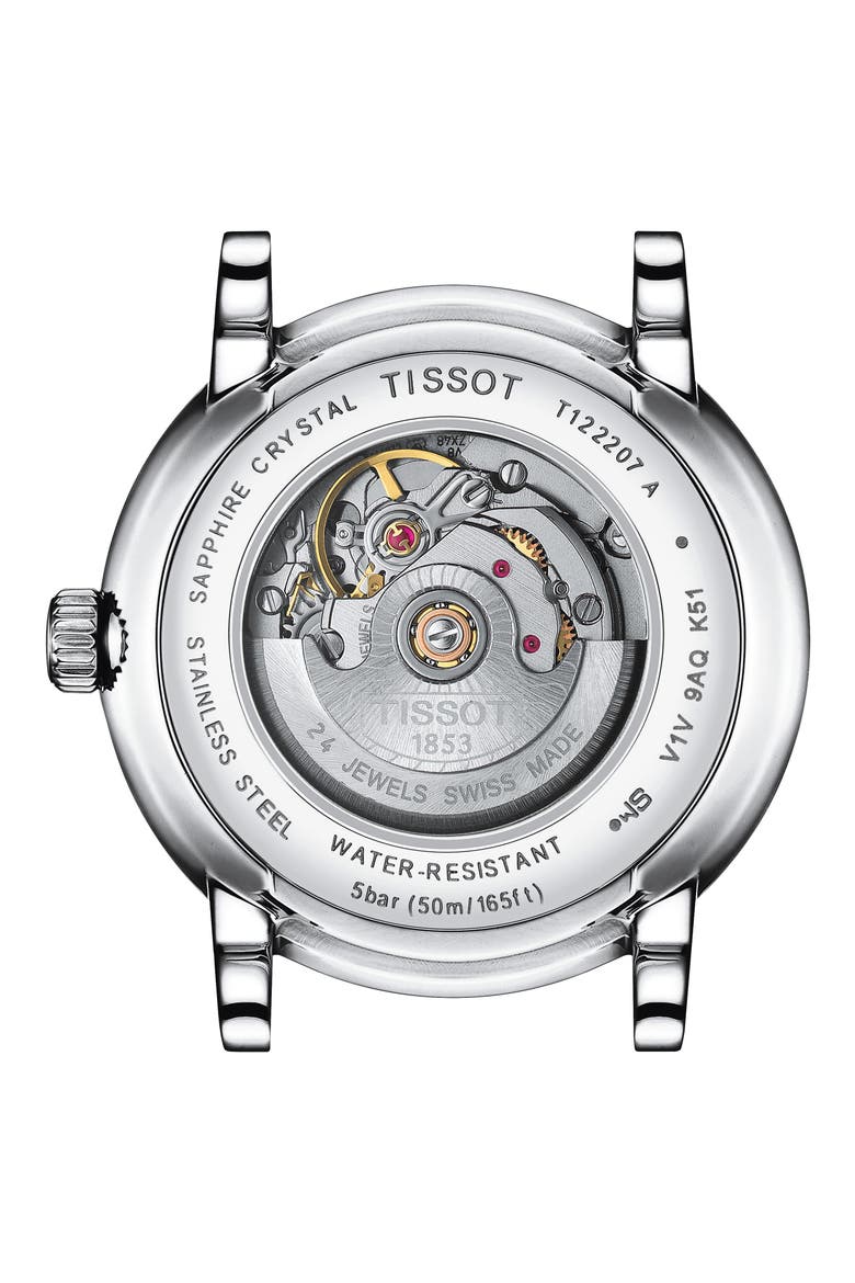 Carson Auto Bracelet Watch, 30mm, Alternate, color, SILVER