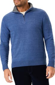 Robert Graham Poggio Quarter Zip Sweater