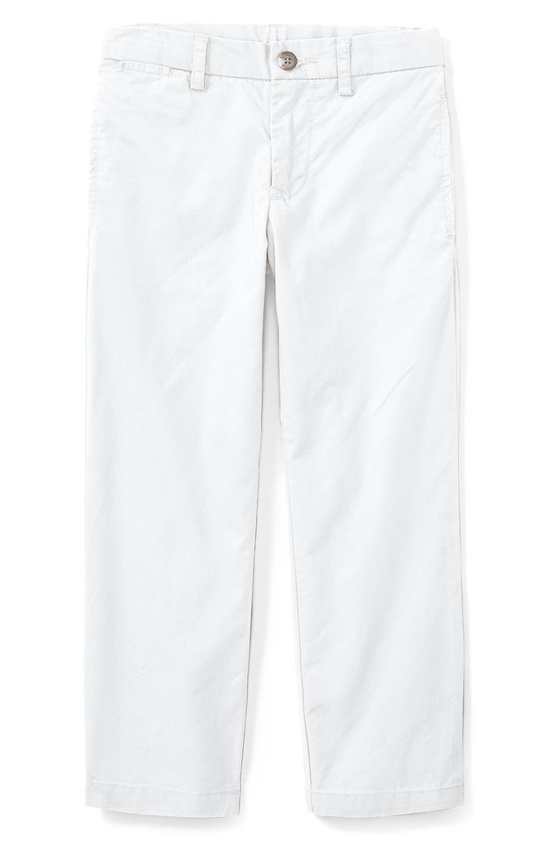 Polo Ralph Lauren Kids' Preppy Stretch Twill Pants, Main, color, White