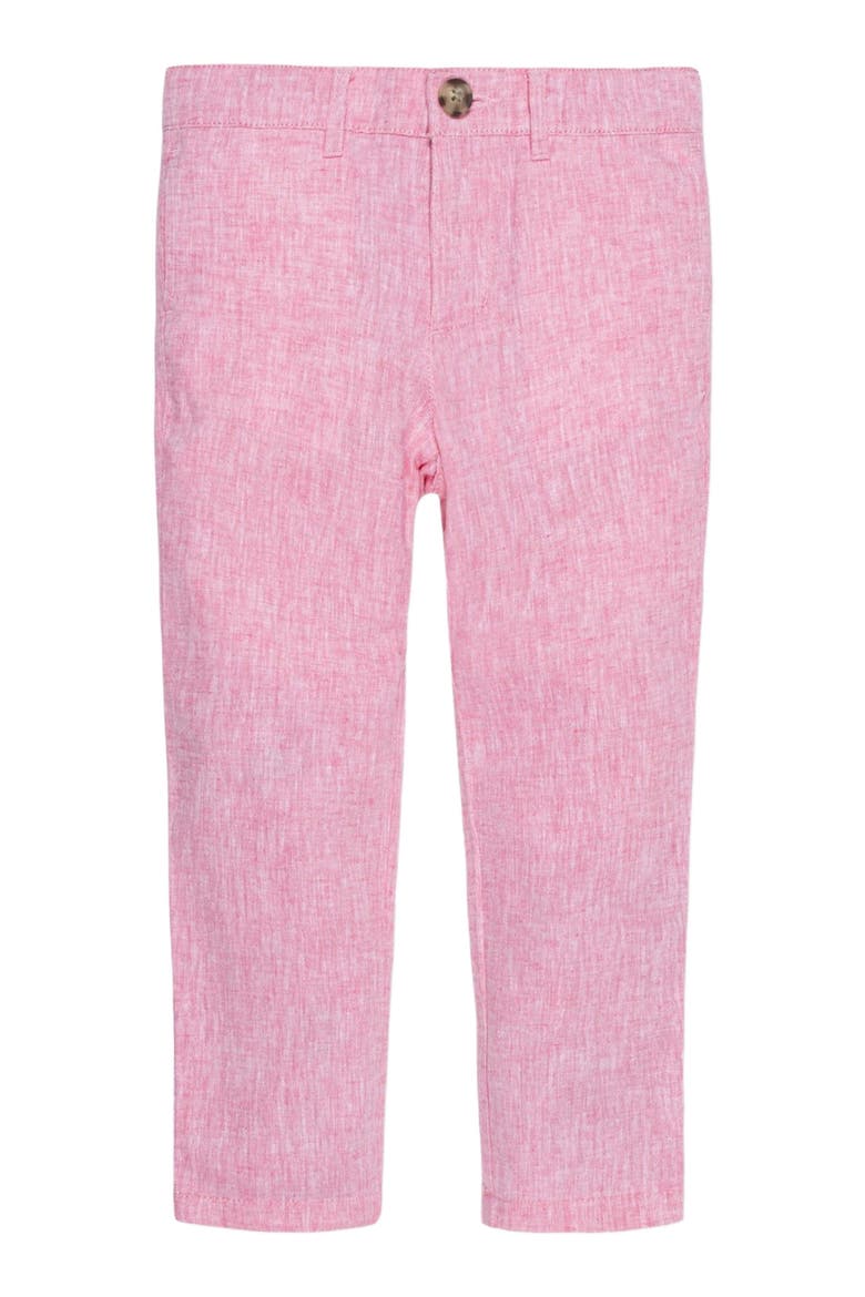 Boys' Linen Suit Pant, Toddler, Main, color, Rose Linen
