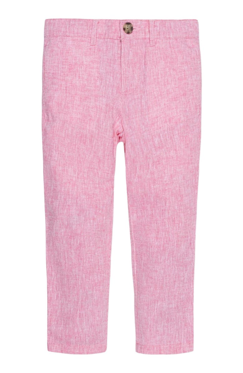 Hope & Henry Boys' Linen Suit Pant, Toddler, Main, color, Rose Linen