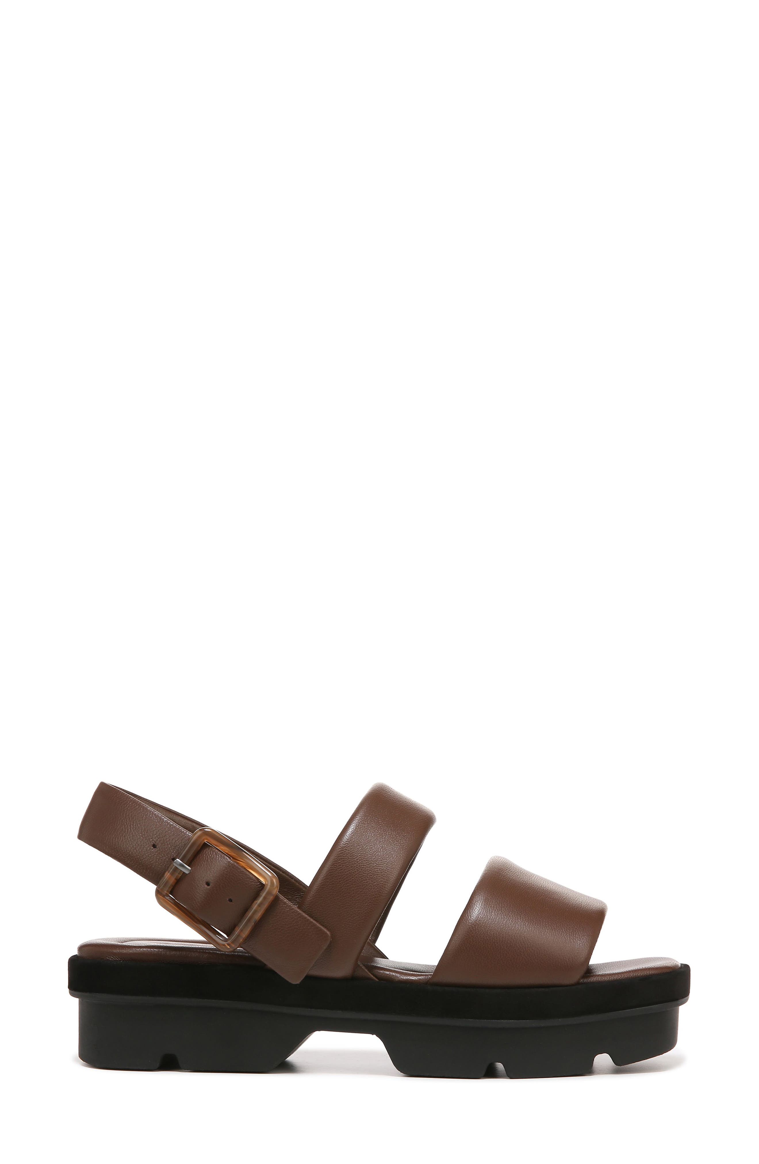 Bowie Lug Sandal, Alternate, color, REDWOOD
