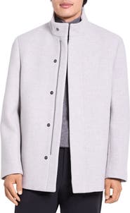 Theory Clarence Wool Melton Coat