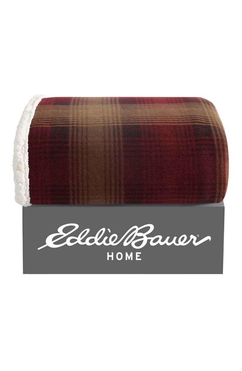 Eddie Bauer Nordic Plaid Throw Blanket, Alternate, color, 