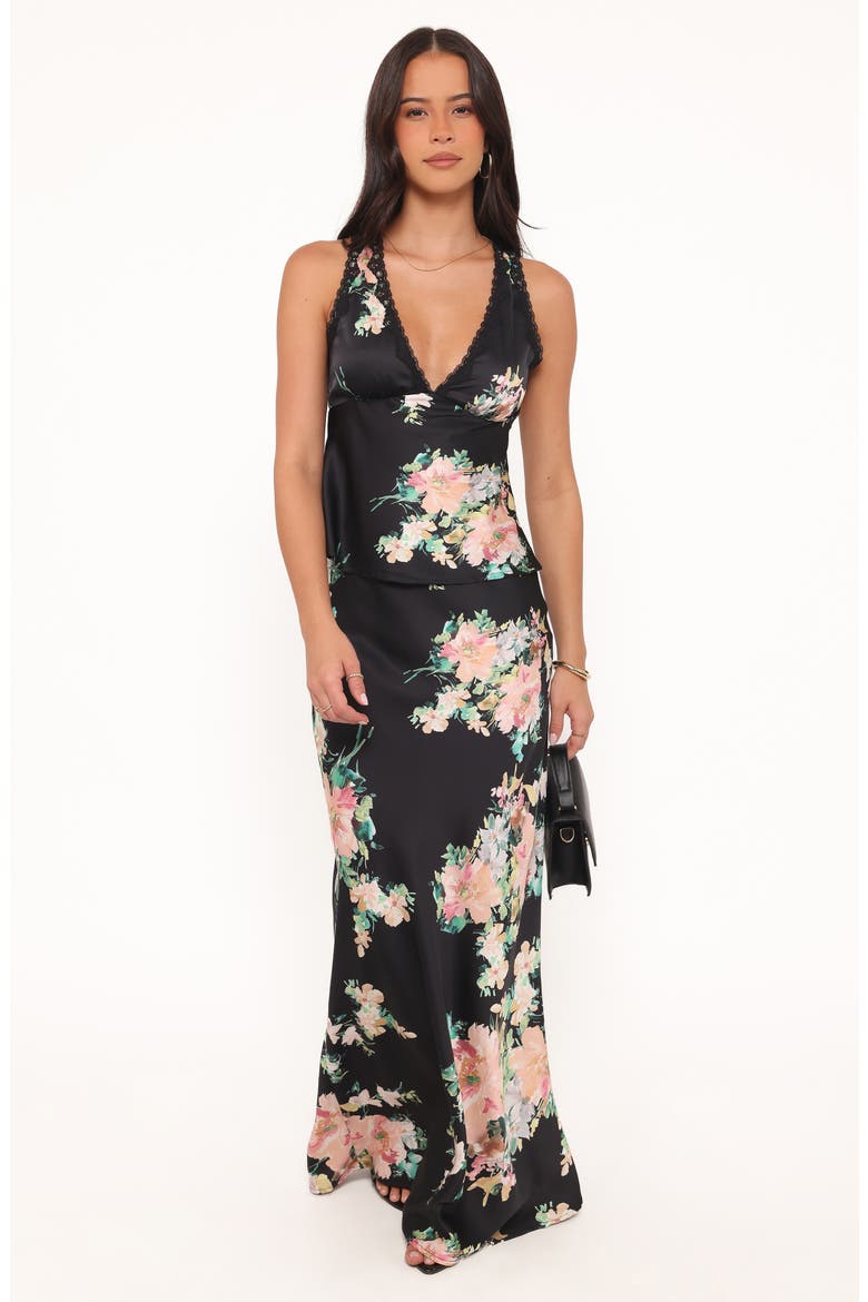 Kelso Floral Lace Trim Tank, Alternate, color, BLACK FLORAL
