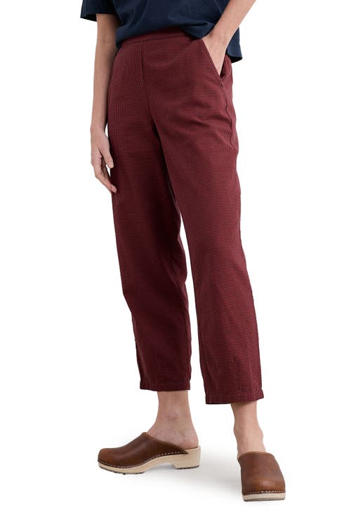 Vow Cave Organic Cotton Crop Tapered Pants (Petite)