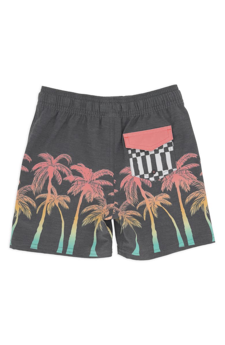Feather 4 Arrow Kids' Black Sand Board Shorts, Alternate, color, Black Sand